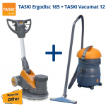 Zestaw: TASKI Ergodisc 165 + Vacumat 12